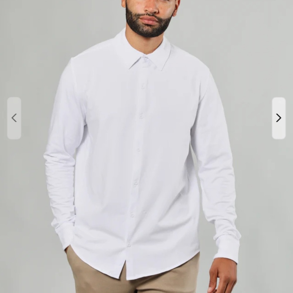 True Classic - White Dress Shirt with Tailored Fit